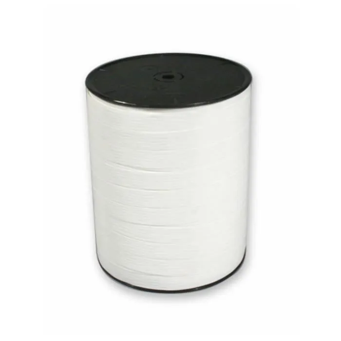 Bolduc bobine mat 250mx10mm blanc-0