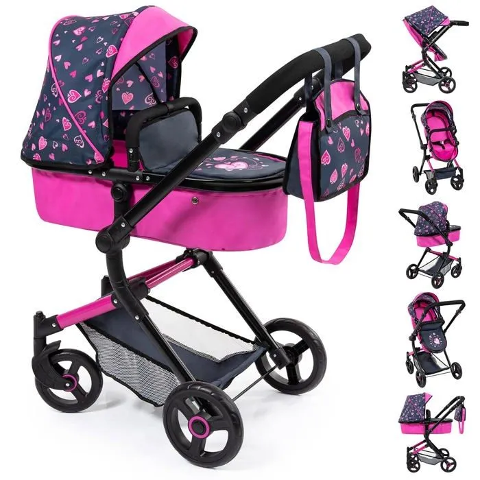 Landau - poussette Bayer design - 18418AA - Landau pour poupee Neo Vario, Sac-0