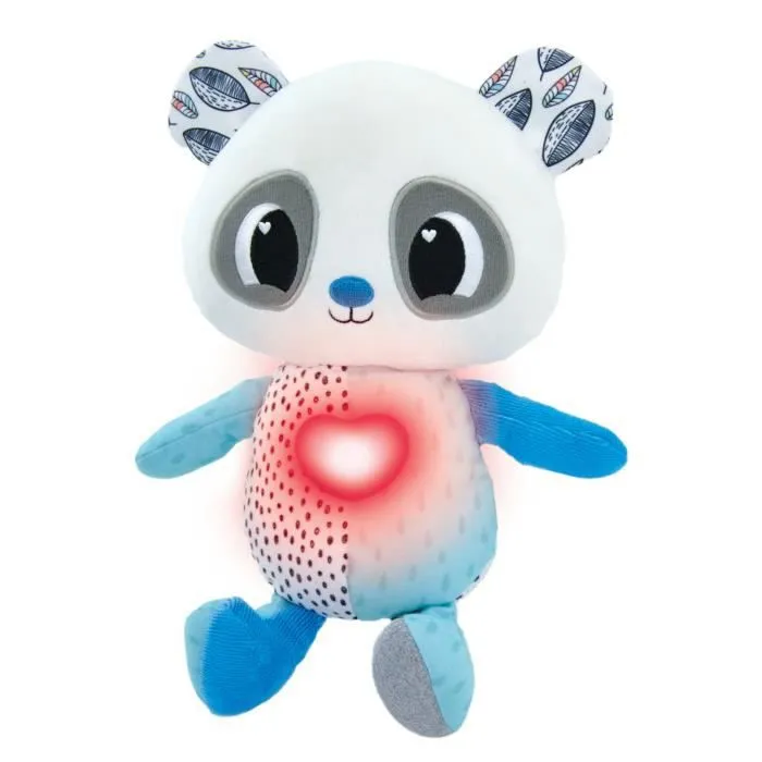 Peluche musicale Mon Panda Douce Nuit - TOMY - Pour bébé - Battements de cœur, vibrations et lumière apaisante-0