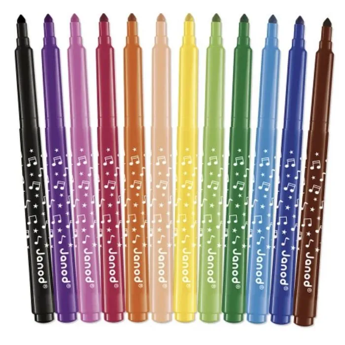 Feutres longue duree X 12 -  --1