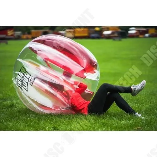 Ballon Gonflable TD® - Football Bubble pour Enfants et Adultes - Rouge-1