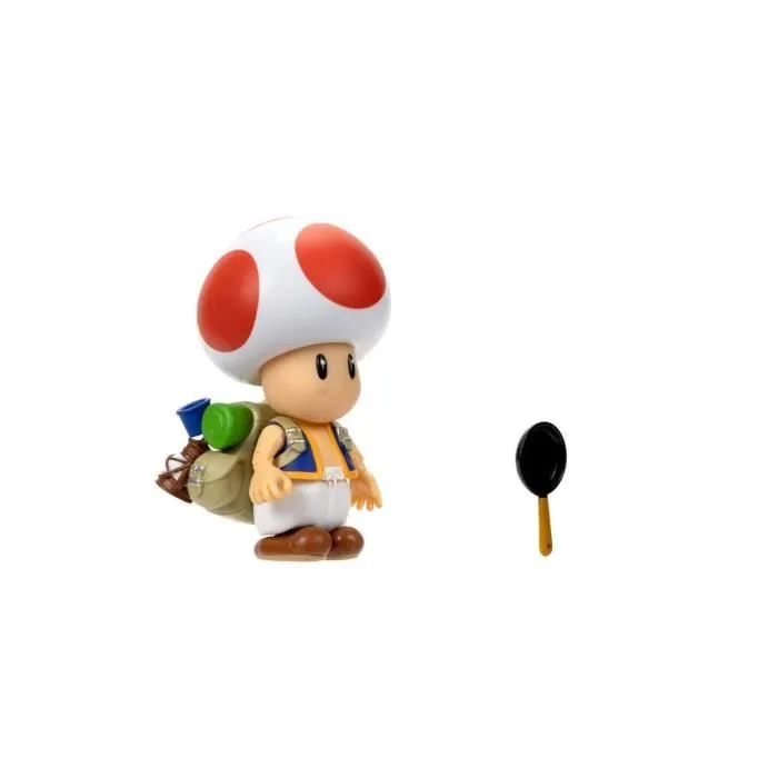 Figurine Toad Super Mario Bros. le film - JAKKS PACIFIC - 13 cm - Intérieur - Blanc-2