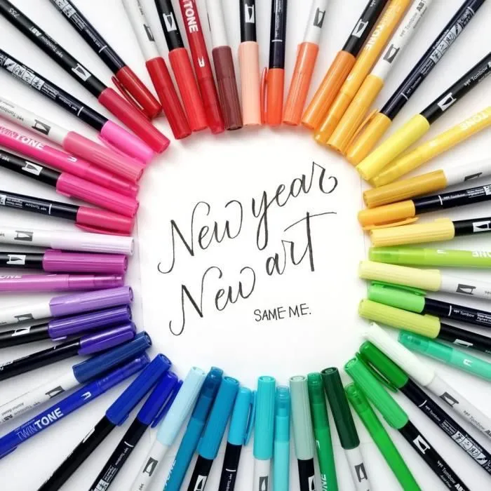 Feutre - Tombow - ABT Dual Brush Pen - Couleur peach - Double pointe - 1 unité-1
