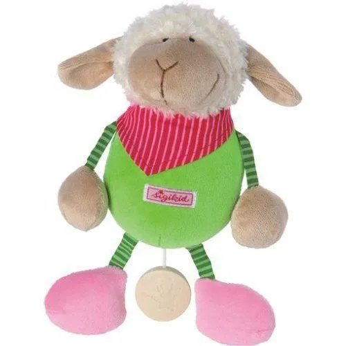 Peluche - SIGIKID - 49310 - Mouton - Boîte à musique - 15 cm - Blanc-0