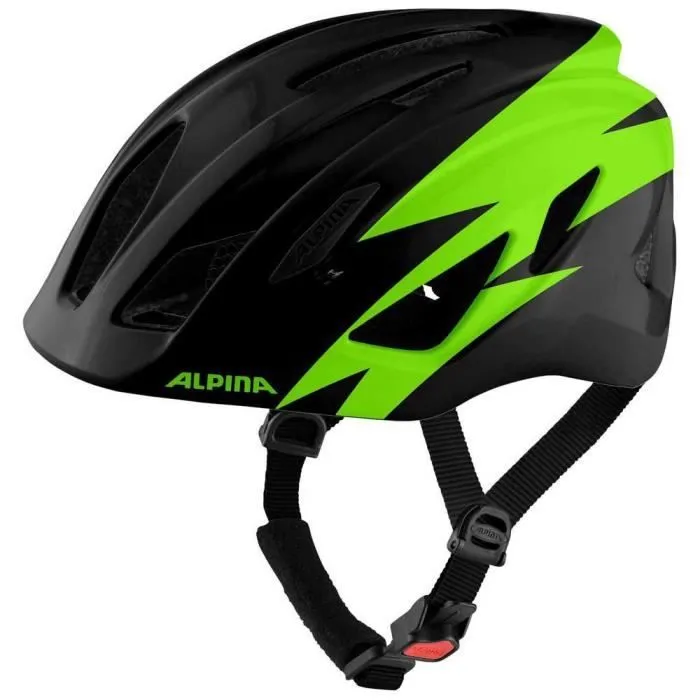 Casque de vélo - ALPINA - PICO - Noir/vert brillant - 50-55 cm - Enfant-0