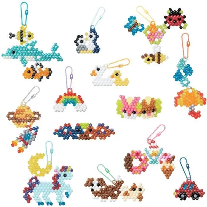 Coffret création - AQUABEADS 35025 - Mes porte-clés et suspensions-2