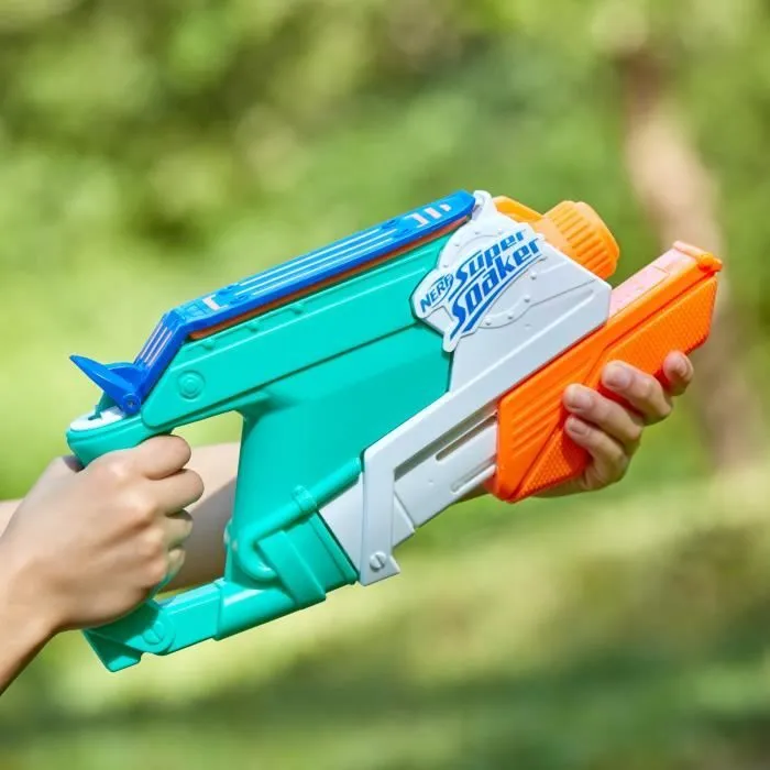 Pistolet à Eau Nerf Super Soaker Splashmouth - 2 Modes de Tir - Réservoir 591ml - Bleu-3