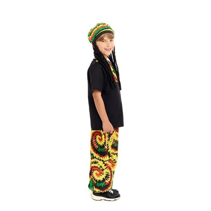 Partilandia Déguisement rastafari jamaïcain enfant (3-4 ans)-3
