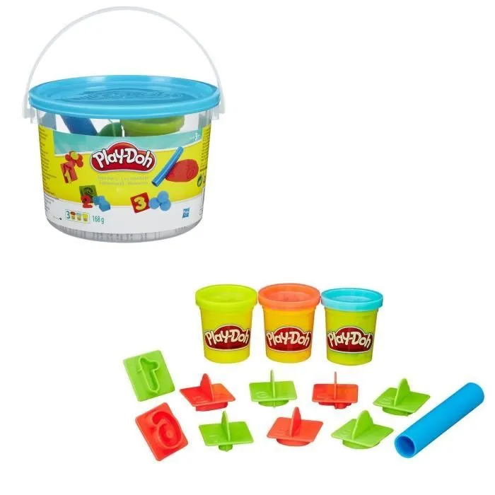 PLAY-DOH - Pâte à modeler - Mini Baril (1 pot aléatoire) - Multicolore - 3 ans et plus-4