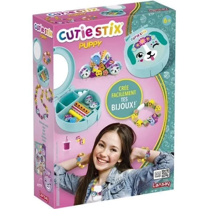 Jeu de création bijoux - LANSAY - 33121 - Cutie Stix - Puppy-0