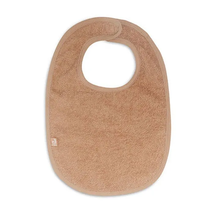 Bavoir éponge JOLLEIN - Biscuit Marron - Mixte - Dès la naissance - Coton et polyester-0