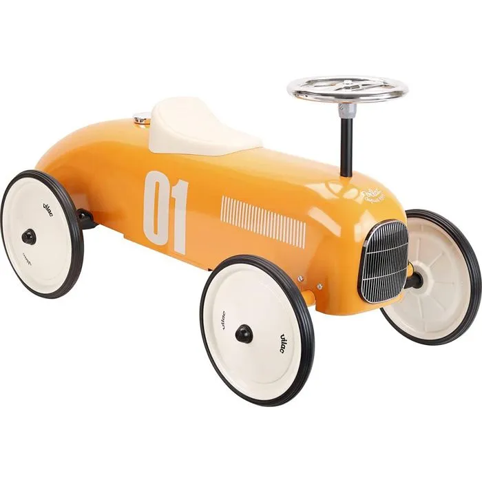 Vilac - Porteur voiture vintage orange-2