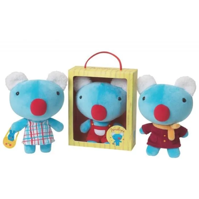 Peluche Penelope Habillee 16cm - HOMEROKK-0