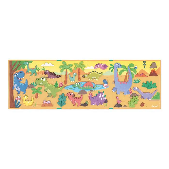 Magnéti'Stories Dinosaures - Jeu Éducatif Magnétique 30 Aimants - Jouet Enfant en Carton FSC - Dès 3 Ans-2