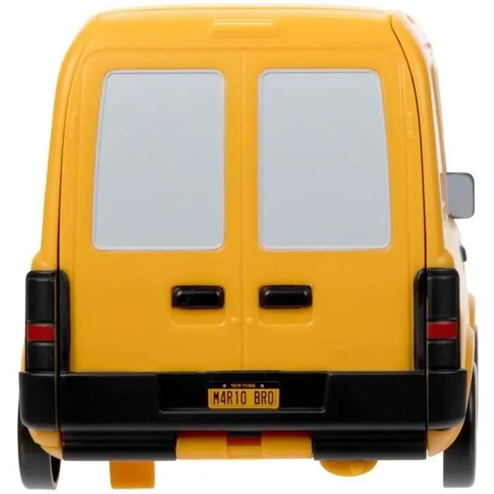 Playset Mini Van - JAKKS PACIFIC - SUPER MARIO MOVIE - Figurine Mario 3cm - Jaune et noir-1