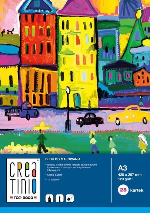 Top-2000 - 400079859 - CREATINIO Lot de 10 cahiers de coloriage Format A3 120 g/m Blanc-0