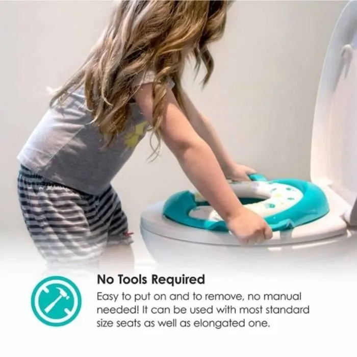 Réducteur de toilettes pour l'apprentissage de la propreté - Bbluv - Vert - Mixte - 9 mois et plus-3
