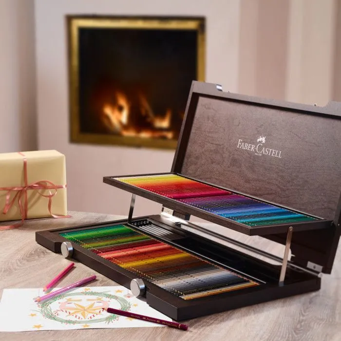 Coffret de 120 Crayons de couleur Polychromos - FABER-CASTELL - Multicolore - Mine de qualité supérieure-1