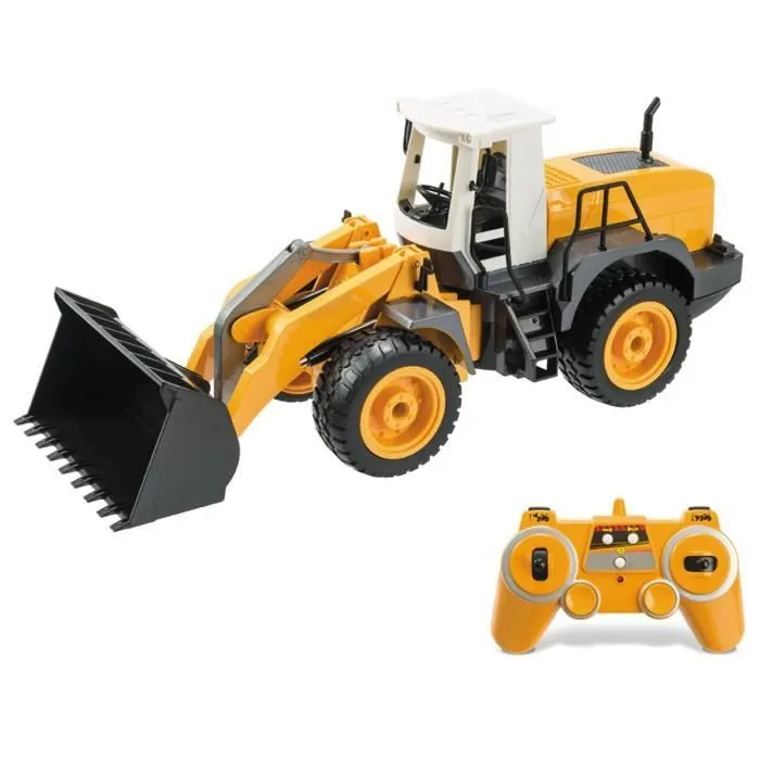 Camion radiocommandé MONDO Travaux publics Pelleteuse Chargeuse 1:20ème 43cm Garçon 3 ans-5