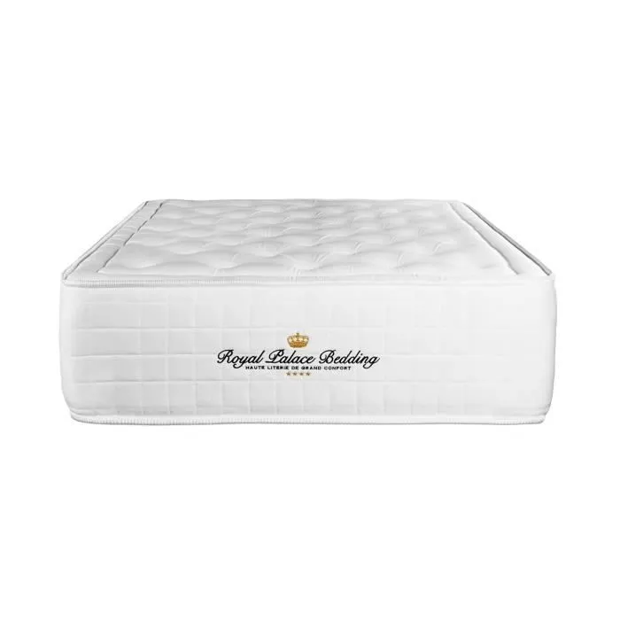 Ensemble matelas sommier 90x200 Buckingham Mémoire de forme - Equilibré - Noir-1