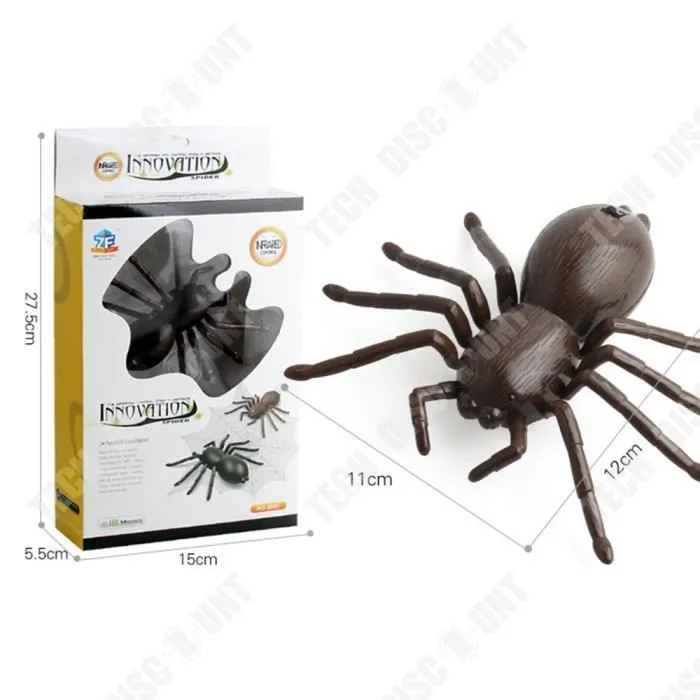 TD® Télécommande infrarouge électrique Simulation Induction Spider jouets animaux délicats jouets télécommandés électriques pour enf-1