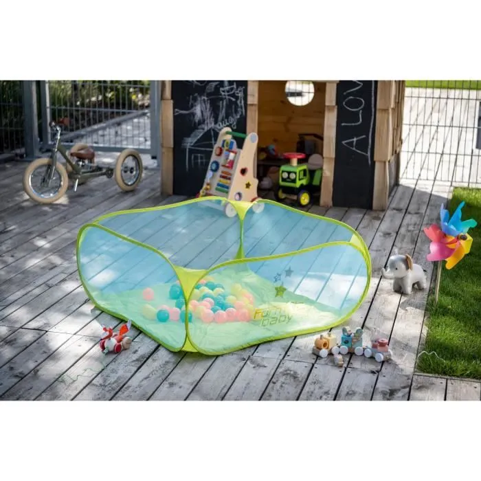 Aire de Jeu pour bébé - FORMULA BABY - 45 boules - 90 x 90 cm - Mixte-1