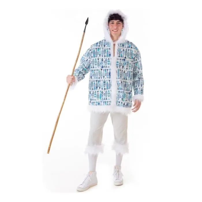 Déguisement Poisson Esquimau - LLOPIS - XL - Multicolor - Veste avec capuche - Pantalon inclus-0