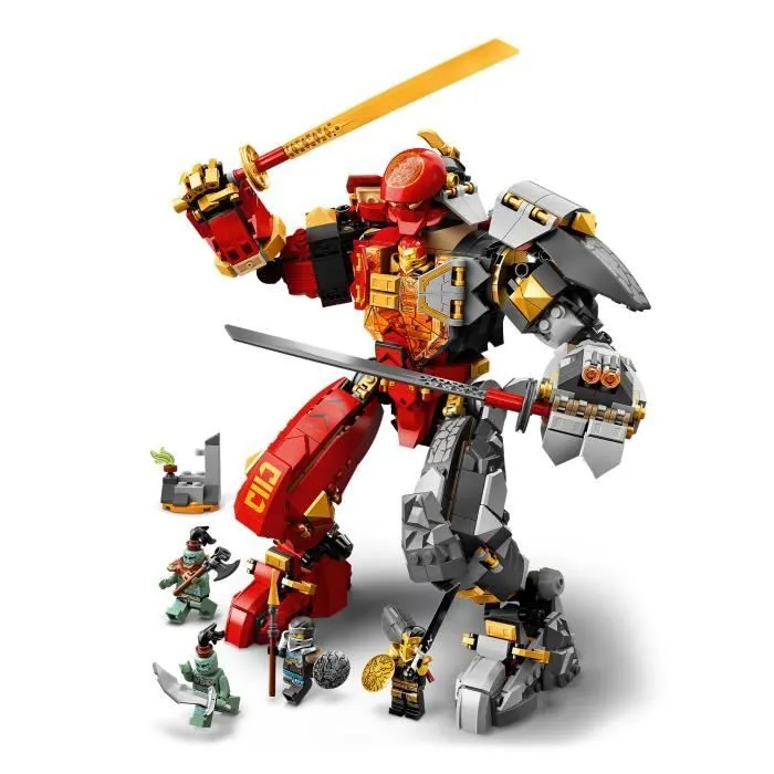 LEGO® NINJAGO® 71720 Le Robot de feu et de pierre-1