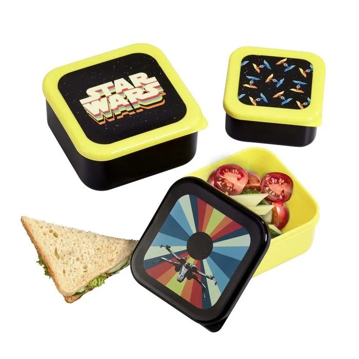 Boîte repas - Star Wars - Retro Vehicles - Multicolore - Taille unique - Enfant-4