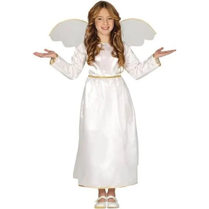 Déguisement d'Ange Blanc pour enfants - Disfrazzes - Robe et ailes - Blanc - Garçon - 3 ans et plus-0