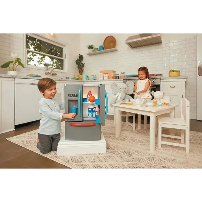 Little Tikes - Mon Premier Réfrigérateur Eléctronique - Interactif & Réaliste avec Sons - Appareil Ménager de Simulation pour-6