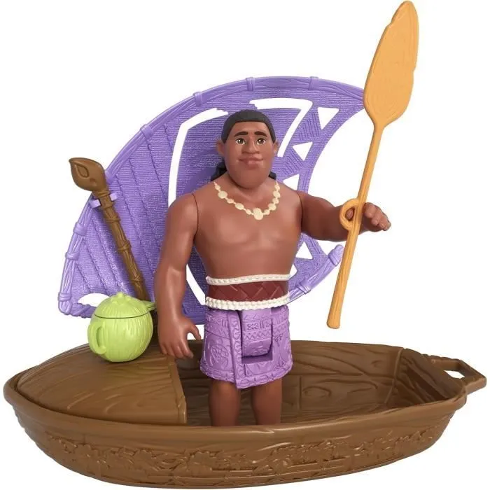 MATTEL Disney Vaiana 2 Pirogue et ses 3 surprises JBT68-4