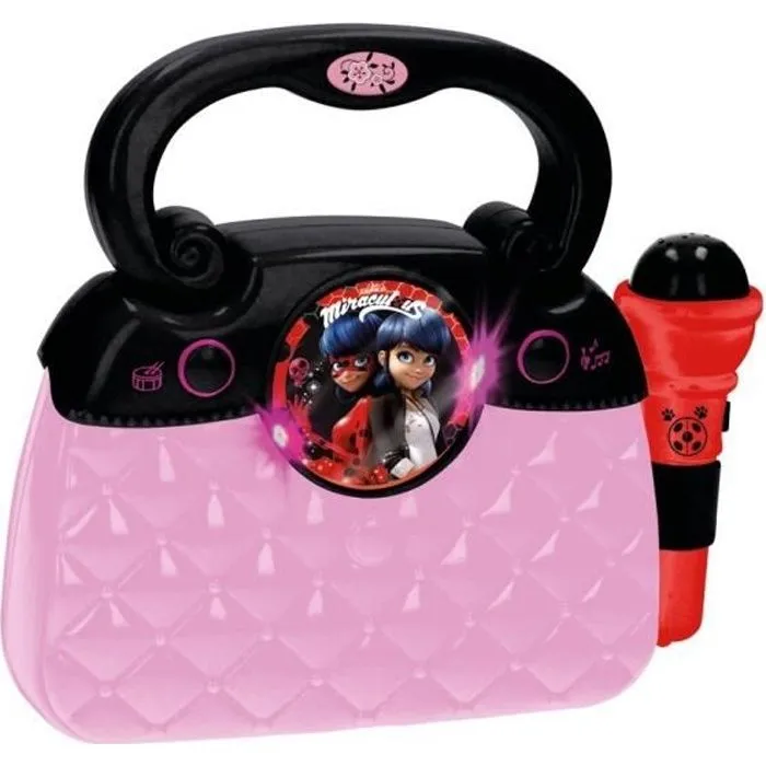 MIRACULOUS/LADYBAG Sac glamour avec microphone - A piles-0