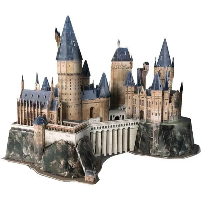 Puzzle 3D Harry Potter Château de Poudlard - CubicFun - 197 pièces-0