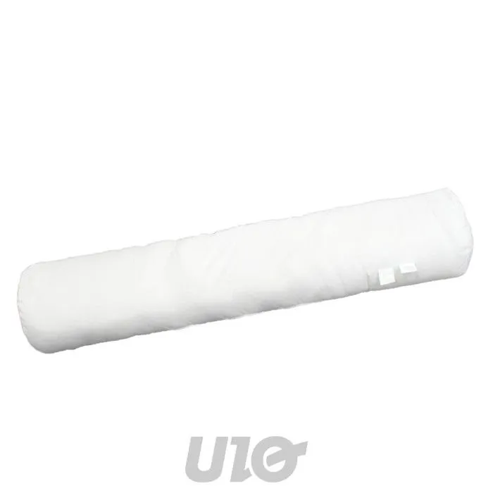 Traversin - CONFORT - 90 cm - Blanc - Fibre polyester - Synthétique-1