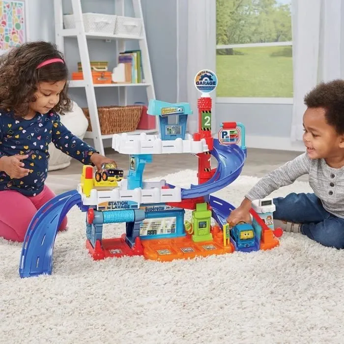 Garage interactif Tut Tut Bolides VTECH - 3 étages et 6 zones magiques-2