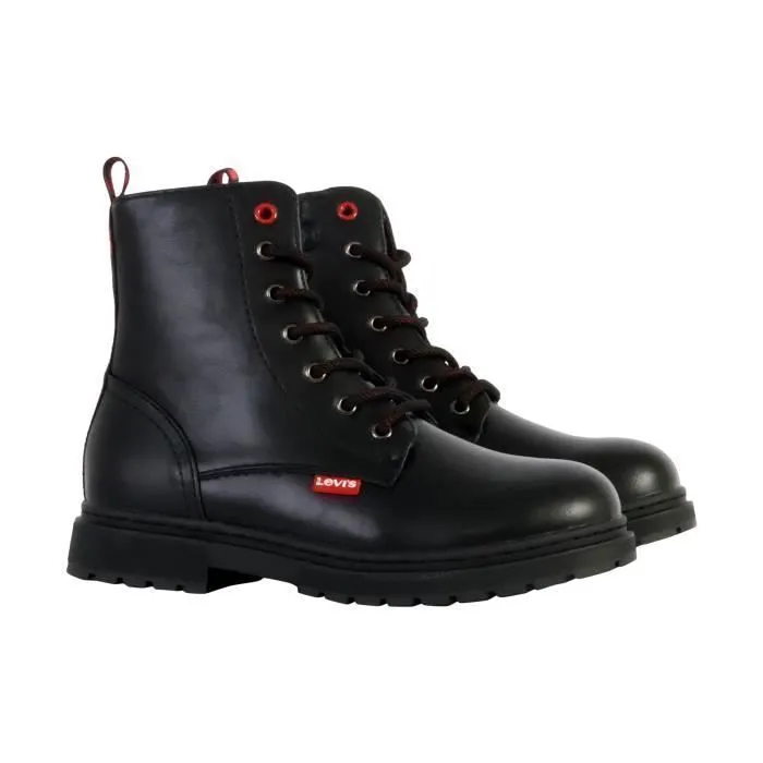 Bottines Junior à Lacets Levi's Catherine - Noir-2