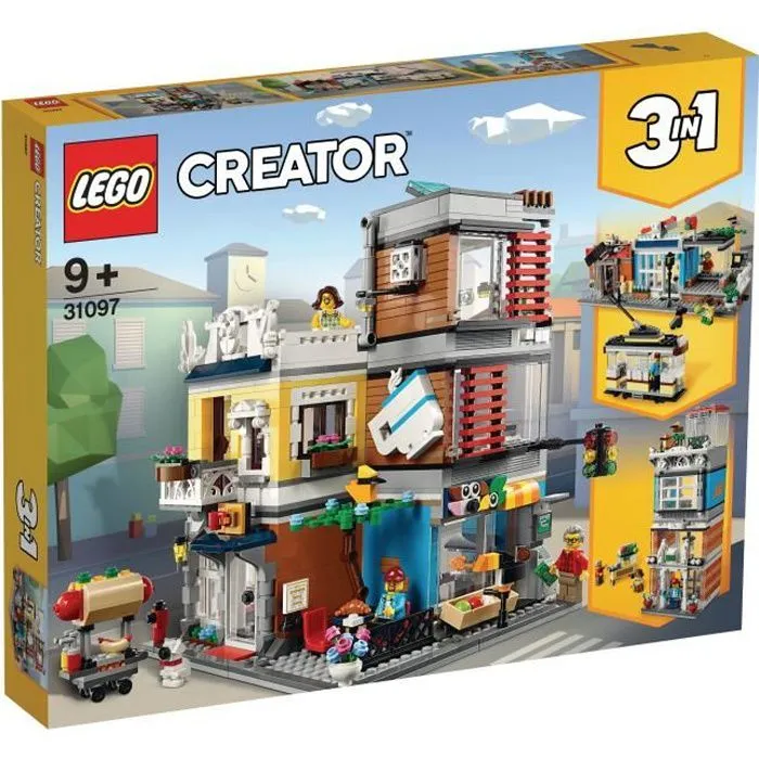 LEGO® Creator 31097 L’animalerie et le café-0