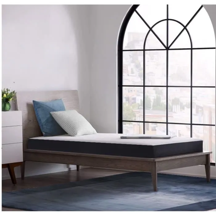 Matelas mousse 90x200 - IZTOSS - Luxe mousse à mémoire - Epaisseur 19 cm - Confort ferme-0