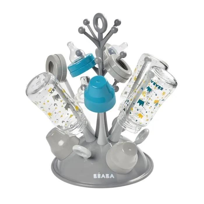 BEABA, Egoutte Biberons arbre, gris-1
