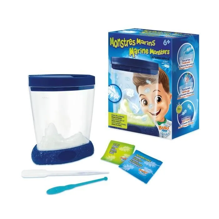 Jeu éducatif - Buki - Monstres Marins CH0DQ - Aquarium phosphorescent - Éclosion facile - À partir de 3 ans-1