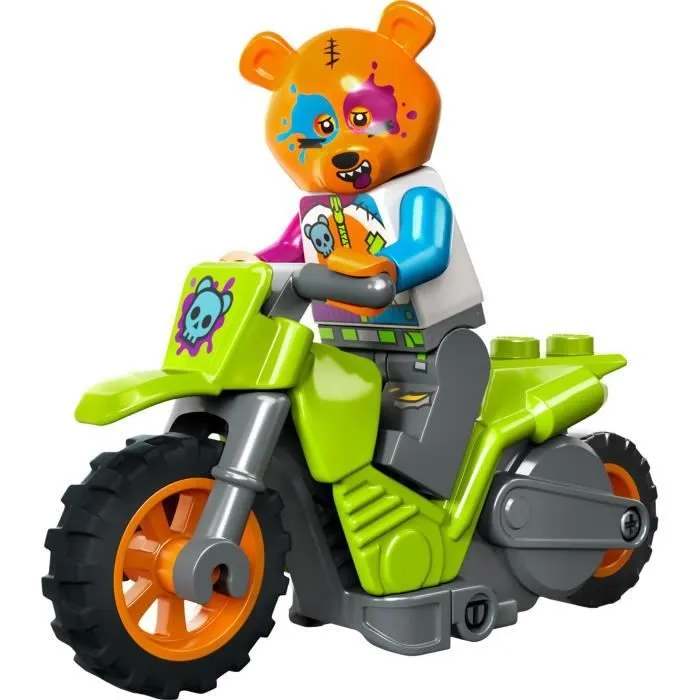 LEGO® City Stuntz 60356 La Moto de Cascade de l’Ours, Jouet Véhicule, Idée Cadeau-1