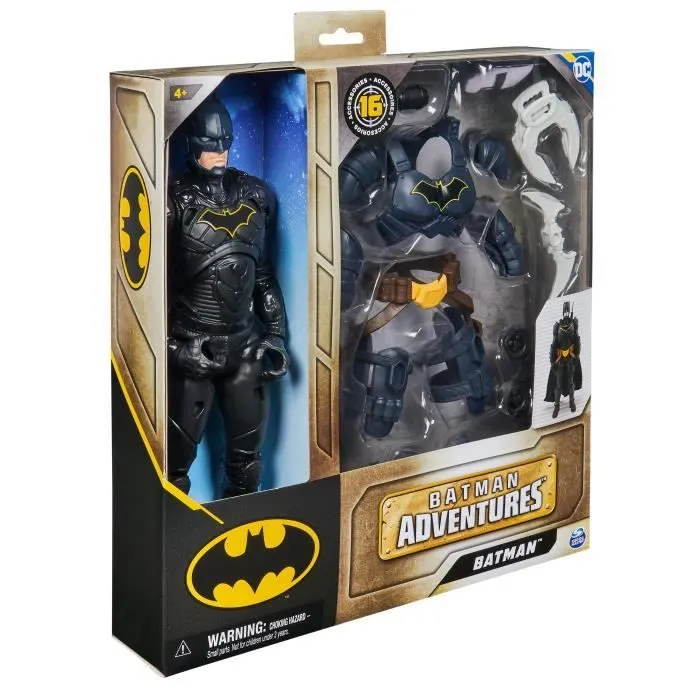 Figurine articulée Batman 30 cm avec 16 accessoires - BATMAN - Batman Adventures - Mixte - A partir de 4 ans-5