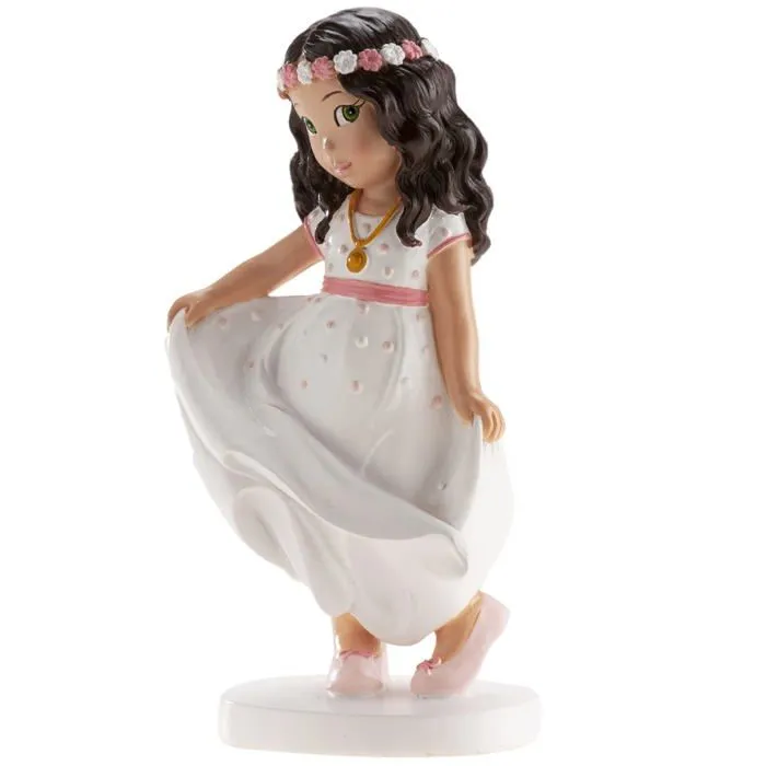 Figurine de gâteau - Dekora - Berta - 16 cm - Résine - Communion Fille-2