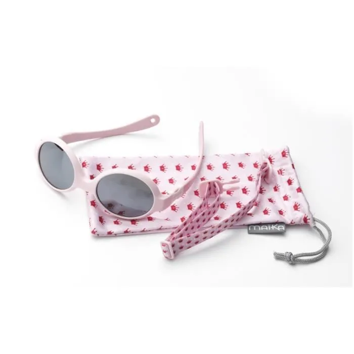 MAÏKA Lunettes de Soleil bébé Bout'Chou Couronne - Bandeau élastique - De 0 à 3 ans-0