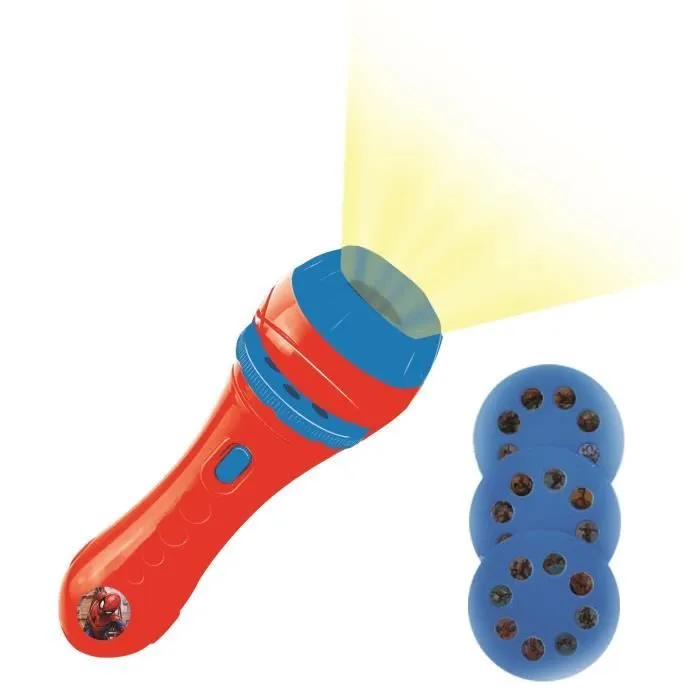 Projecteur à histoires et lampe torche Spider-Man - LEXIBOOK-1
