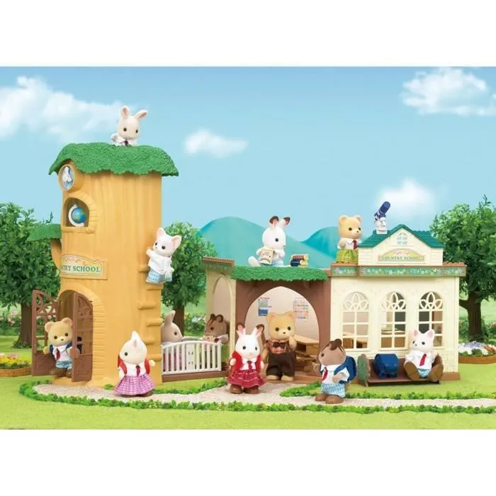 SYLVANIAN FAMILIES - 5105 - L'école de la forêt - La crèche, l'école-0
