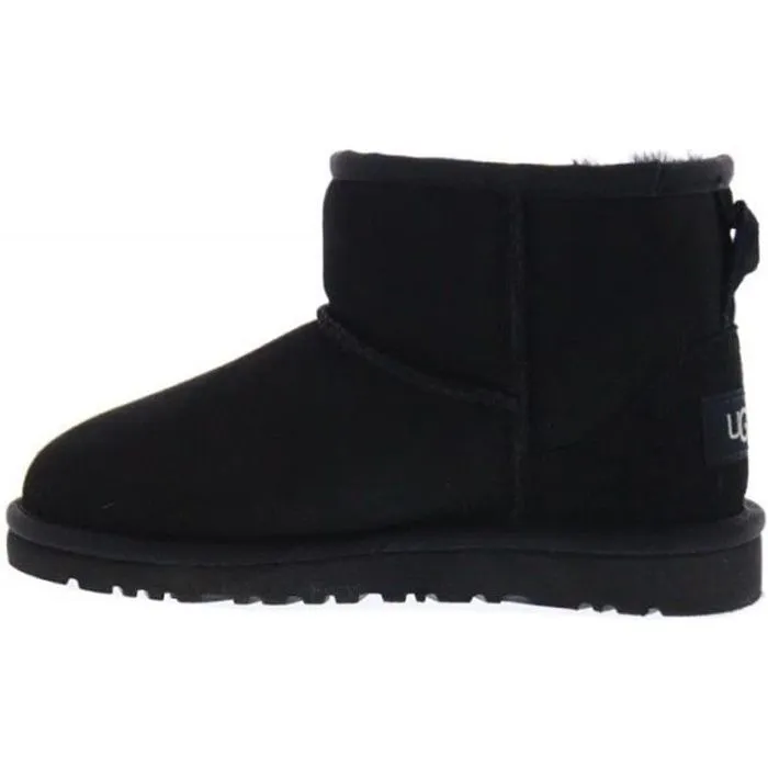 Bottine - UGG - Classic Mini II - Noir - Imperméable - Confortable - Fille-0
