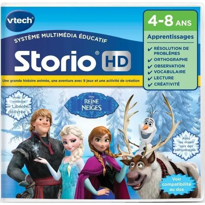 VTECH - Jeu Éducatif Storio - La Reine Des Neiges-0