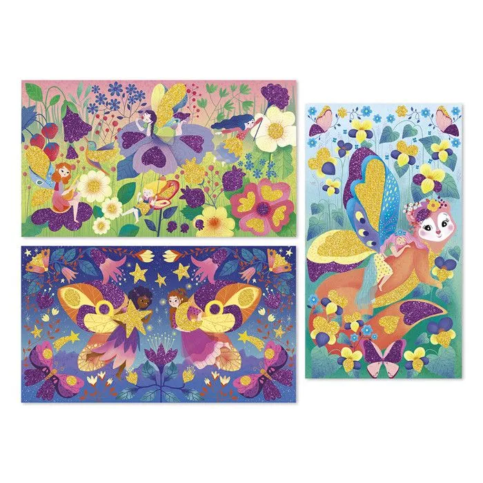 Jeu créatif - Janod - Magic Fairies - Paillettes - 3 ans - Mixte-2